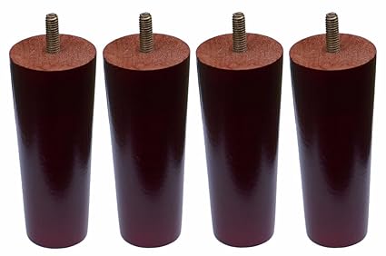 Alemon Furniture Replacement Parts Wooden Sofa Legs Set Of 4