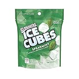 Ice Breakers Gum, Sugar Free Ice Cubes with Xylitol, Spearmint, 100 Piece Pouch