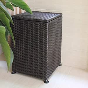 Cesta de almacenamiento decorativa para la colada, cesta de mimbre