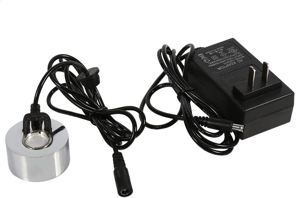 Liineparalle 24V Ultrasonic Mist Maker Fogger Water Fountain Pond Fog Machine Atomizer Atomizer Air Humidifier with Adapter (US Plug): Home & Kitchen