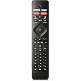 Universal for Philips TV Remote Replacement, for All Philips Smart TVs | 4 Shortcuts