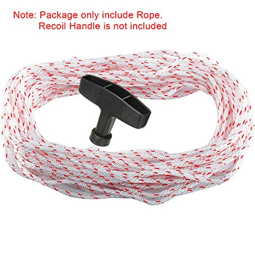 Wadoy Lawn Mower Pull Cord Recoil Starter Rope 10Meter (Diameter 3