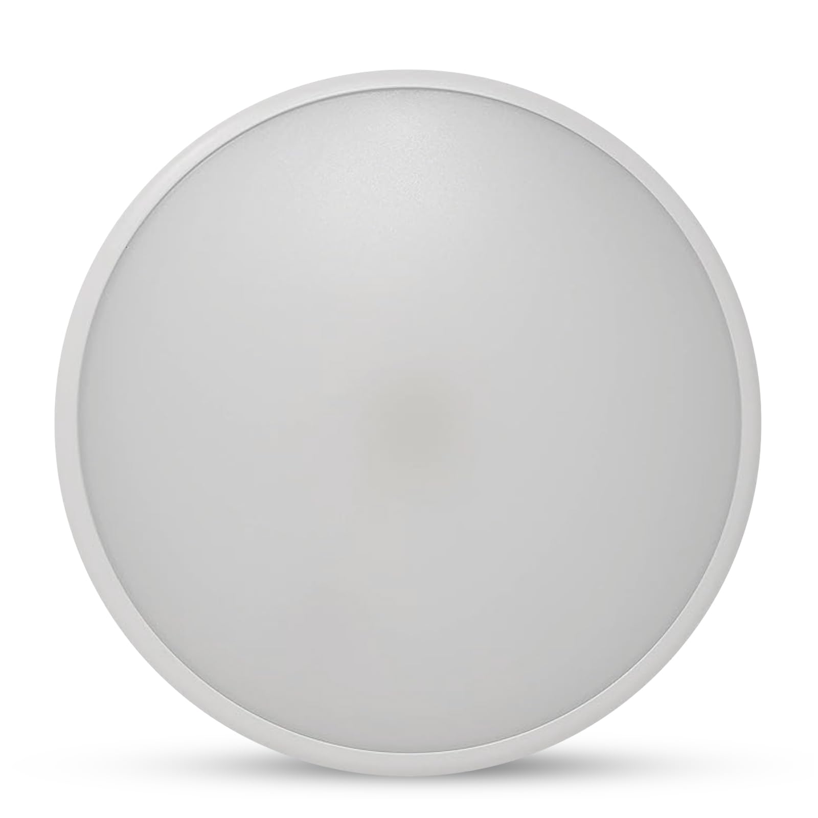 22W LED Bulkhead Light - Ultra Slim Indoor Outdoor IP65 Waterproof Microwave Motion Sensor Detector with Dim Mode Function (Cool White 4000K)