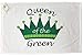 Giggle Golf Par 3 Pack for Women, Microfiber Waffle Weave Golf Towel, Tee Bag with 4 Tees and Bling Ball Marker with Magnetic Hat Clip (Queen of The Green)