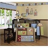Boutique Airplane Aviator Boy 13PCS CRIB BEDDING SET
