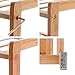 STNDRD. Bamboo Wood Shoe Rack Organizer, Stylish Shoe Rack Made from Sustainable Bamboo (1-Pack)