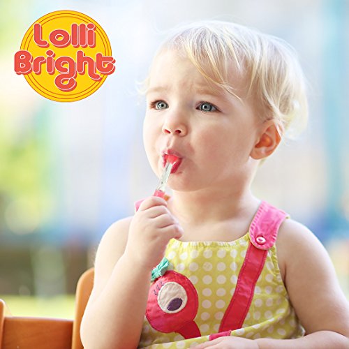 LOLLIBRIGHTS: Americas First Color Changing Light-Up Lollipop! 6 Delicious Flavors; Green Apple Frog, Strawberry Rose, Smiley Lemon, Orange Goldfish, Blue Raspberry Bear, and Cherry Heart! (6) Grocery & Gourmet Food, Food & Beverage Gifts, Candy & Chocolate Gifts