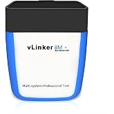 Vgate vLinker BM+ OBD2 Bluetooth Scanner for BMW/Mini BimmerCode, Car Code Reader for iOS, Android, and Windows