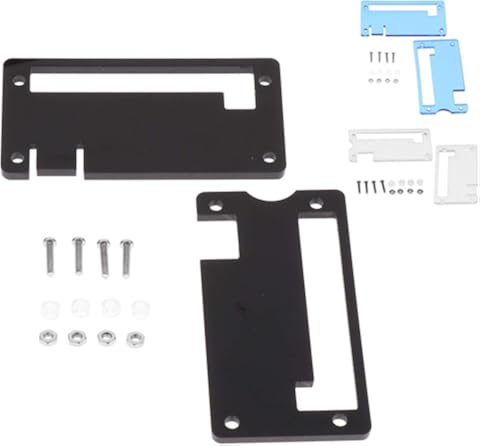 SDENSHI Carcasa Acrílica Negra Carcasa Carcasa Carcasa Protector para Raspberry Pi