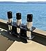 Brocraft 3 Rods Storage For 90 Degree Boat Track System/Lund Sport Track Rod Holder/Versatrack Track Rod Holder