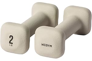 WeGym SafeGrip Dumbbells, Anti-Slip, Anti-Roll, Thick Handles, Free Weights, Square Dumbbells for Secure Workouts at Home, Weightlifting, and Personal Training