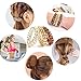 Coil Hair Ties Spiral Hair Scrunchies Phone Cord Hiar Ties Metallic Traceless Ponytail Holder 10 Pack