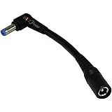 BiXPower 5.5 x 2.5mm Right Angle Dongle Connector Converter for 5.5 x 2.5mm DC Power Connector - LD525