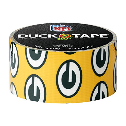 Duck Brand 241413 Green Bay Packers NFL Team Logo Duct Tape, 1.88Inch