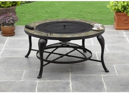 Amazon Com Better Homes And Gardens 35 Slate Fire Pit Sturdy
