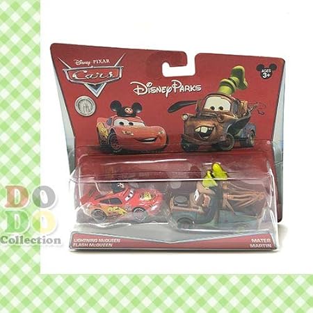 Amazon カーズ マックィーン ミッキーハット メーター グーフィーハット フィギュア アメリカディズニーテーマパーク限定 ミニカー ダイキャストカー おもちゃ