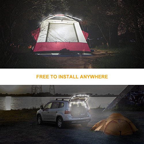 RainbowTek LED Light Rope for Camping Outdoor LED Strip Light Waterproof Portable USB Powered LED String Lights Lantern for Hiking Safety Emergencies