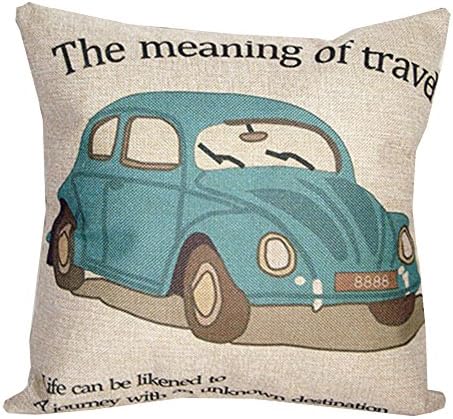 pillows bulk 18" Retro Throw Pillow Cases Home Decorative Sofa Cushion Cover Quote Floral pillows couch (34-beige)