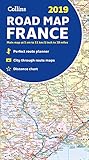 2019 Collins Map of France by