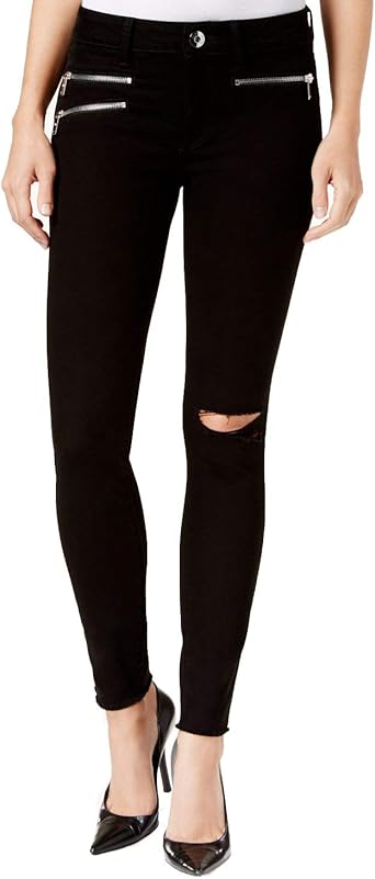 zip fly skinny jeans