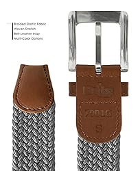 Men's Stretch Belt Braided Elastic Stretch Belt