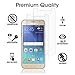 HPTech Galaxy J7 2016 Screen Protector - (2-Pack) Tempered Glass for Samsung Galaxy J7 2016 Version [Not for J7 Prime] Bubble Free 9H Hardness with Lifetime Replacement Warranty