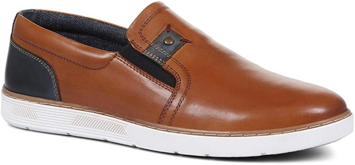 Pavers Men's Leather Slip On Loafers 317 672 Amazon.co.uk Shoes & Bags
