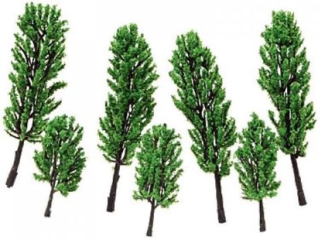 Model Pine Tree Train Set Scenery Landscape HO - 16PCS by HYTNUQRHYBNQQ