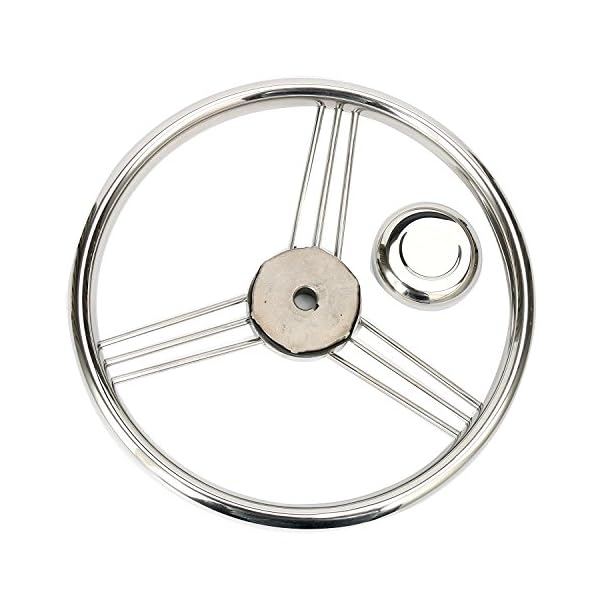 Amarine-made-135-Inch-9-Spoke-Stainless-Boat-Steering-Wheel-10-Degree-9500S380