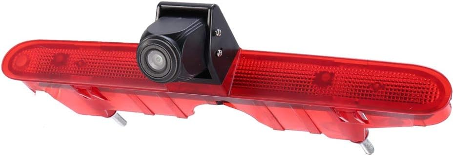HD 170° Brake Light Roof Rear View Reversing Camera Angle Adjustable Compatible with Toyota Proace Verso/Citroen Berlingo B9 Mk2 MK3/Opel Combo/Limousine X19 Tour Life K9/Peugeot Partner Tepee/Rifter