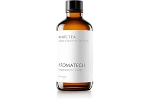 AromaTech White Tea Premium Aroma Oil – Soothing & Delicate Home Fragrance with Notes of White Tea, Orange & Palo Santo for S