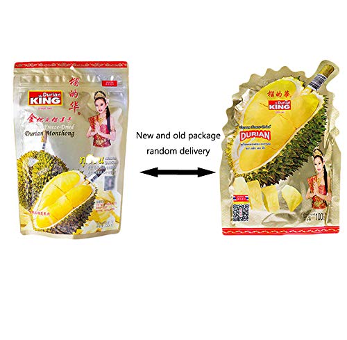 Helen Ou@fujian Specialty: Caisuren Frozen Dried Durian From the Raw Thailand Pillow Durian 100g/3.53oz/0.22lb
