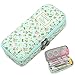 Twinkle Club Cute Pencil Case Floral Pencil Pouch Waterproof Leather for Teen Girls Aesthetic Pencil Holder