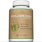 Best Psyllium Husk Capsules - 725mg Per Capsule -240 Capsules - Powerful Psyllium Husk Fiber Supplement Helps Support Digestion, Weight Loss and Constipation â€“ Premium Natural High Fiber Cleanser