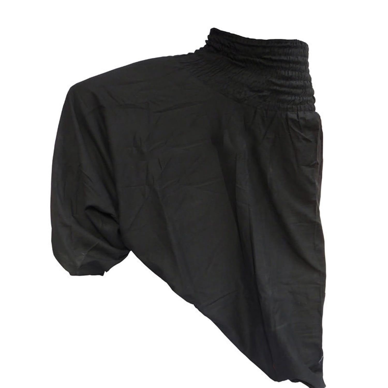 pure cotton solid yoga meditation afghani trouser harem pants for mens & womens