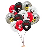 FNAF BALLOONS BLACK, WHITE, SILVER, RED, ASSORTMENT