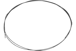 uxcell Tungsten Wire, 99.95% High Purity Tungsten Wire 1mm Dia x 1 Meter Length Tungsten Filament Metal Coil for Light Bulb Production Electronics Industry