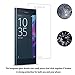 [Full Coverage] SUPTMAX Sony Xperia XZ Screen Protector, Xperia XZ Glass Screen Protector Scratch-resistant Tempered Glass Screen Protector for Xperia XZ (Clear)