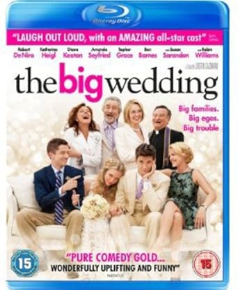 Amazon Com Big Wedding Blu Ray Robert De Niro Susan Sarandon