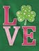 Tstars Irish Clover Love ST. Patrick's Day Gift Cute Toddler/Kids Girls' Fitted T-Shirt