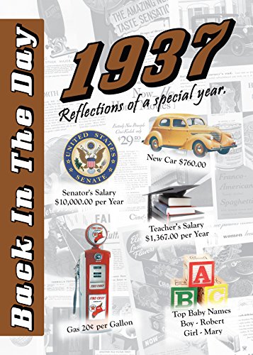 1937 back in the day almanac -- 24-page booklet / greet…
