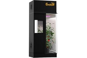 Gorilla Grow Tent 2x2.5, Tallest Height-Adjustable, Industrial-Strength Thickest Canvas with EZ Clean Diamond Reflective Interior, Strongest Zippers, All-Steel Poles for Professional Indoor Growing