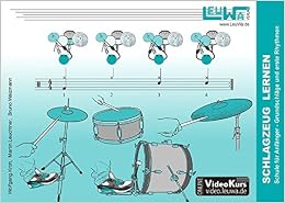 Schlagzeug lernen, Schule für Anfänger: Grundschläge und erste Rhythmen (Hefte für Percussionsinstrumente), by Martin Leuchtner Bruno Waizmann Schlagzeug lernen, Schule für Anfänger: Grundschläge und erste Rhythmen (Hefte für Percussionsinstrumente), by Martin Leuchtner Bruno Waizmann