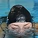 Silicone Long Hair Swim Cap for Women Men Girls Boys - Custom Swimming Caps That Keep Hair Dry - Bonus Waterproof Storage Bag