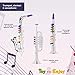 Toy To Enjoy Kids Toy Musical Instrument 3 Piece Set - Trumpet Saxophone & Clarinet with Color Coded Keys for Boys and Girl Ages 3 and Up