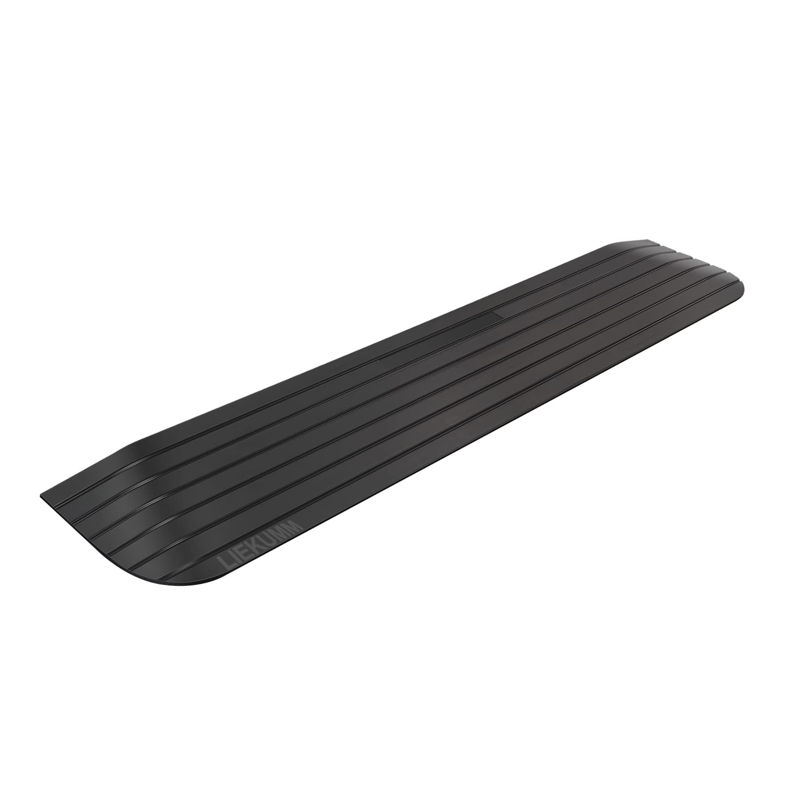 LIEKUMM Rubber Threshold Ramp, 2.5 cm Height, Non-Slip Wheelchair Ramp, 1000 kg Capacity Rubber Ramps for Doorways, Threshold Ramps for Wheelchairs, Steps, Mobility Scooters, Trailers, Golf Carts