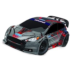 Traxxas 1/10 Scale Remote Control AWD Ford Fiesta ST Rally Race Car with TQ 2.4GHz Radio