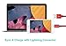 Tecland iPhone 3 Pack 3ft 6ft 10ft Lightning to USB Cables Charging Cord Charge and Sync for iPhone 7,6s,6s Plus, 5s, 5, SE, iPad air/2/mini, iPad 1/2/3/4 (red black)