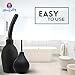 2 Pack Silicone Enema Bulb Set from Blue Lolly, One Large(10.5 oz) and One Small (3 oz), Home Enema for Anal or Vaginal Douching Aids in Hygiene.