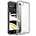 BUDDIBOX iPhone 7 / iPhone 8 ICE Series Clear Protective Case | Raised Bumpers | Scratch and Drop Resistant | Anti-Slip for Excellent Grip Plastic